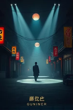 《冬泳俱乐部》剧集缩略封面，冬日破冰的水面