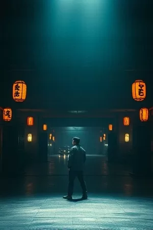 《老宅第七扇窗》剧集海报，老宅立面整齐排列的窗棂