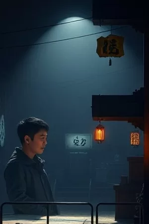 《旧巷咖啡馆》剧集封面，窄巷里透着暖光的小店门头