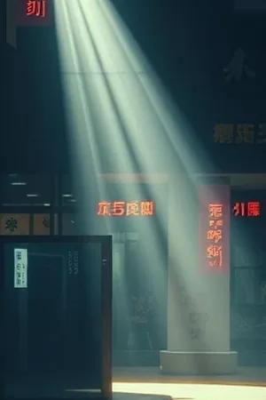 《石阶上的夏天》剧集封面，被树影切碎的长长石阶